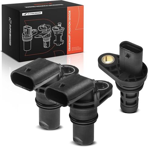 A-Premium 3-PC Engine Camshaft Crankshaft Position Sensor Compatible with Audi A4 2011/2013-2016, A4 allroad 2013-2015, A4 Quattro 2013-2015, Q5, A5, A5 Quattro, A6, A6 Quattro, TT Quattro, allroad in Kuwait