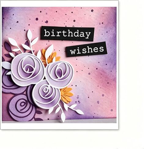 Lapoo Flowers Cutting Die for Scrapbooking - Durable Metal Cutting Die for DIY Scrapbook Photo Album Decorative Paper Card, Scrapbooking Die-cuts (Creative Fence 5.5 x 3.7 in) in Saudi Arabia