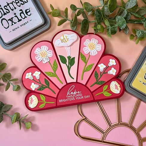 Lapoo Flowers Cutting Die for Scrapbooking - Durable Metal Cutting Die for DIY Scrapbook Photo Album Decorative Paper Card, Scrapbooking Die-cuts (Creative Fence 5.5 x 3.7 in) in Saudi Arabia