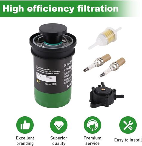 AUC12916 Oil Filter Compatible With E120 E130 E150 E160 E170 E180 100 Series Tractors, w/o oil in Saudi Arabia