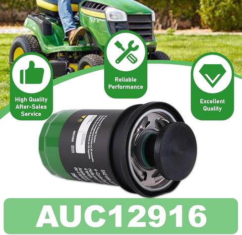 AUC12916 Oil Filter Compatible With E120 E130 E150 E160 E170 E180 100 Series Tractors, w/o oil in Saudi Arabia