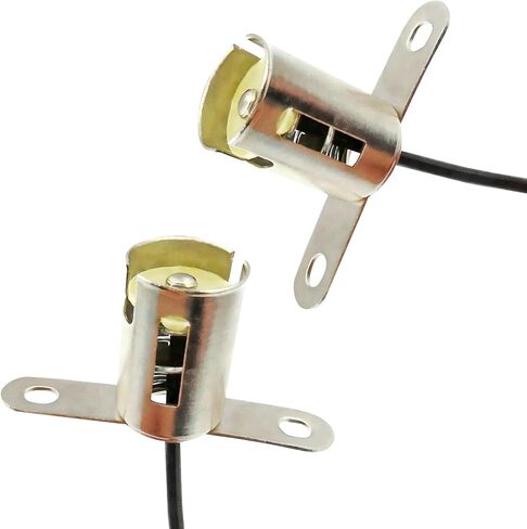 قطعتان من مقابس لمبة إضاءة السيارة، محول مقبس حربة BA15S 1156 LED، حامل مقبس لمبة مصباح متعدد الأغراض مع موصل سلكي، عالمي لذيل إشارة الانعطاف للسيارة (فضي) in Kuwait