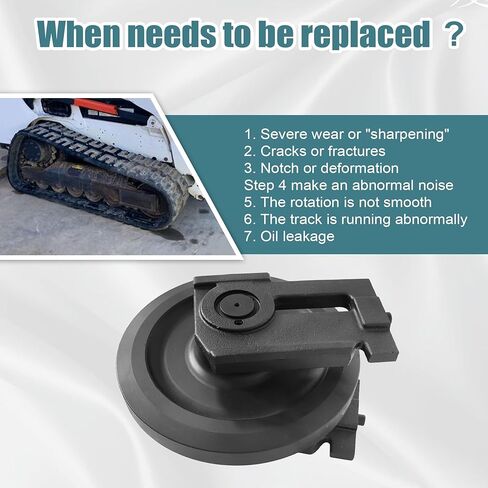 GXARTS Front Idler 6693237 6686633 6686903 6732902 6844455 متوافق مع Bobcat 864 T140 T180 T190 T200 T250 T250H T300 T300H T320 T550 T590 T630 T650 T750 T770 in Kuwait