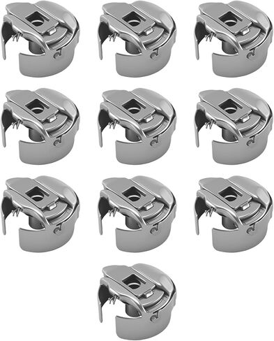 PWSLKO 10Pcs Bobbin Case L Size Standard Pigtail Replace KF220440 Compatible with Barudan Embroidery Machine in Saudi Arabia