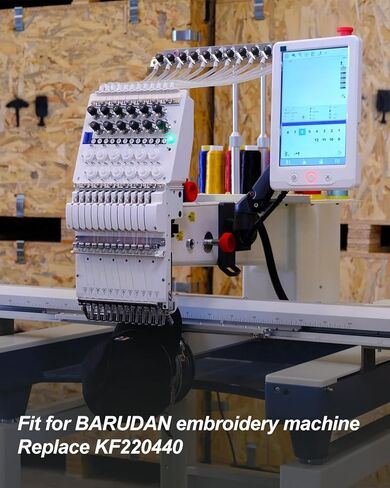 PWSLKO 10Pcs Bobbin Case L Size Standard Pigtail Replace KF220440 Compatible with Barudan Embroidery Machine in Saudi Arabia