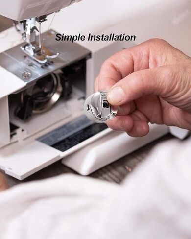 PWSLKO 10Pcs Bobbin Case L Size Standard Pigtail Replace KF220440 Compatible with Barudan Embroidery Machine in Saudi Arabia