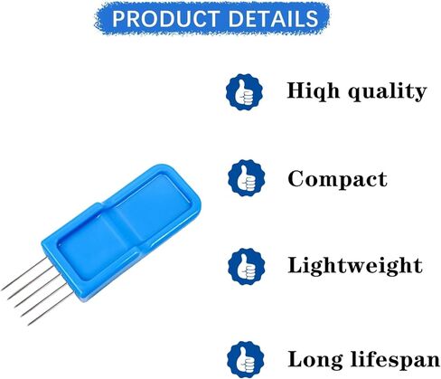 XMHBG Clay Bonding & Texturing Tool - Dual-Ended Pottery Scratching Tool for Sculpting, Ceramics & DIY Clay Crafts,Portable Clay Scorer & Connector (Blue) in Saudi Arabia