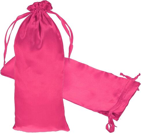PATIKIL Satin Drawstring Favor Bags, (14" x 6", Champagne) (3Pcs), Satin Gift Bags Gift Pouches with Drawstrings, Suit for - Wedding/Festival/Birthday/Celebration in Kuwait