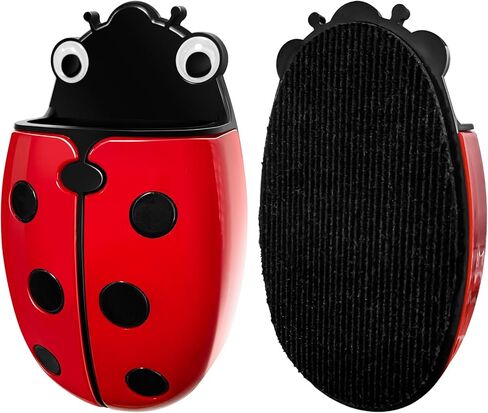 Cute Ladybug Magnetic Pen Holder, Strong Magnet for Glass Whiteboard, Refrigerator & Locker - Magnetic Marker Organizer, Magnetic Dry Erase Marker Holder for School, Home & Office (Red) in Saudi Arabia