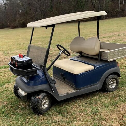 Kojem Front Club Car Clay/Utility/Cargo Bast متوافق مع 2004-Up Club Car السابقة للغاز أو رف تخزين كهربائي مع دعامات تثبيت in Kuwait
