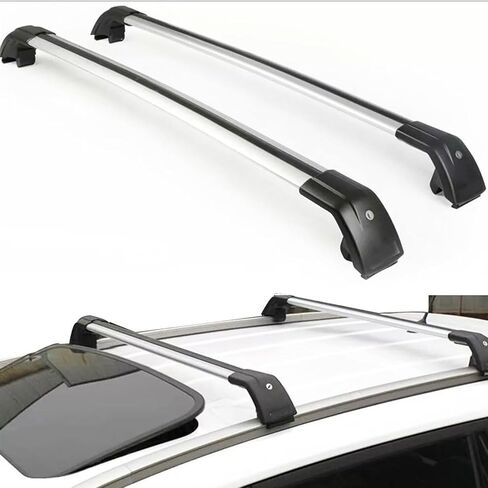 VERBANA Roof Rack Cross Bar Compatible with Honda Prologue 2024 with Lock Aluminum Cross Bars Lockable Crossbar Luggage Rack for Rooftop Cargo Carrier Luggage (Black) in Saudi Arabia