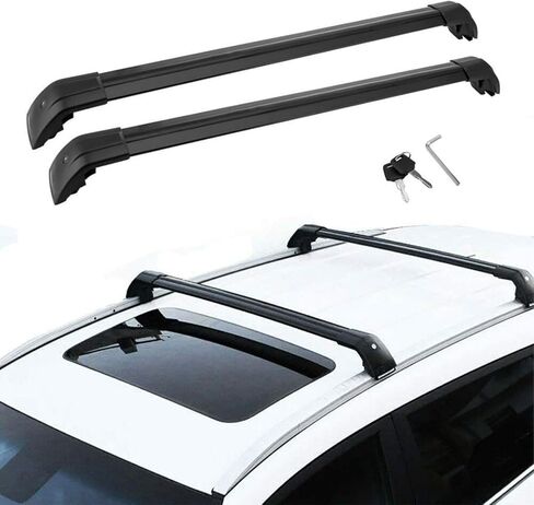 VERBANA Roof Rack Cross Bar Compatible with Honda Prologue 2024 with Lock Aluminum Cross Bars Lockable Crossbar Luggage Rack for Rooftop Cargo Carrier Luggage (Black) in Saudi Arabia