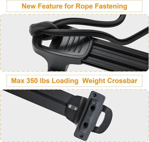 Autekcomma Heavy Duty Roof Rack Crossbars Replacement for Toyota Land Cruiser 1958 Version 2024-2025,Anti-Corrosion Aircraft Aluminum Black Matte with Anti-Theft Locks MAX 350lb Loading Weight in Kuwait
