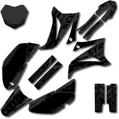 Blackout Slick Racing Graphics kit Fits Yamaha 08-25 TTR125 TTR 125 Decal Kit in Kuwait