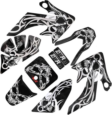 Sticker Decals Graphics Kit for 50cc-125cc Mini Dirt Pit Bikes – CRF XR50 Style Plastics, SSR, Coolster, Atomik, Thumpstar, Taotao – Motorcycle Fairing Stickers in Kuwait