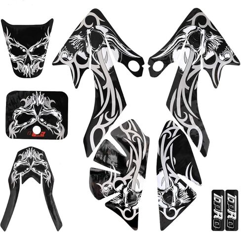 Sticker Decals Graphics Kit for 50cc-125cc Mini Dirt Pit Bikes – CRF XR50 Style Plastics, SSR, Coolster, Atomik, Thumpstar, Taotao – Motorcycle Fairing Stickers in Kuwait