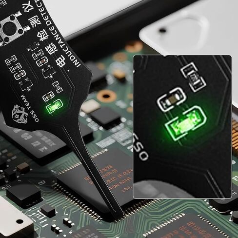 Type-C Inductance Tester, Electronic Circuit Board Inductor Detector for PC and Phone Repair, Motherboard Coil Tester, Electromagnetic Induction Fault Check Tool, 3 Pieces in Kuwait