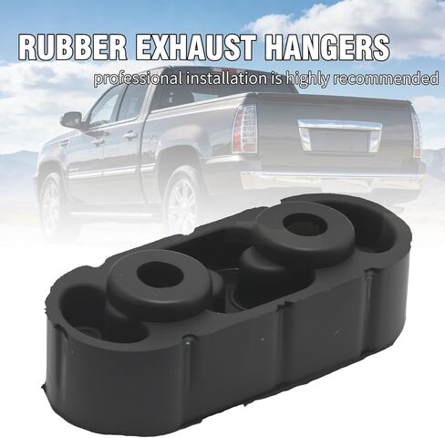 Hoypeyfiy 25956663 2 PCS Rubber Exhaust Hangers, Replacement for GMC Sierra 1500 1999-2017, Replacement for Cadillac Escalade EXT 2002-2013, Replaces 15740212 in Kuwait