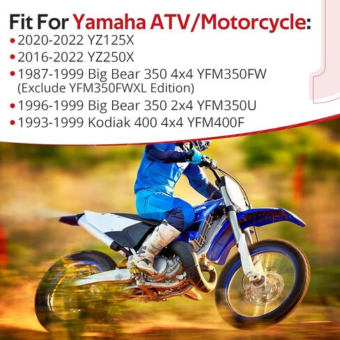 JAVIK مجموعة صمام الوقود بيتكوك لياماها الدب الكبير 350 YZ250X YZ125X Kodiak 400 1987-2022 O.E.M #2HR-24500-02-00 in Kuwait