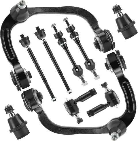 Front Upper Control Arm w/Ball Joint for Ford F-150 2005-2008 4WD, Lincoln Mark LT 2006-2008 4WD, Outer & Inner Tie Rod End, Sway Bar Link, Driver & Passenger Side, Suspension Kit K80306 K80308 in Kuwait