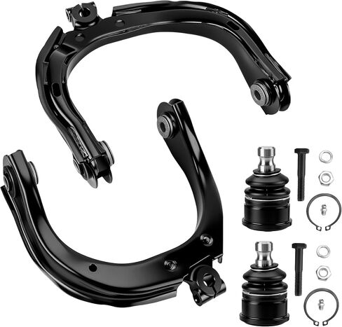 4PCS Front Upper Control Arm w/Ball Joints Fit for 2002-2009 Chevy Trailblazer EXT SSR GMC Envoy XL XUV Buick Rainier Isuzu Ascender Saab 9-7X 2003 2004 2005 2006 2007 2008 K640294 K640293 K6664 in Kuwait