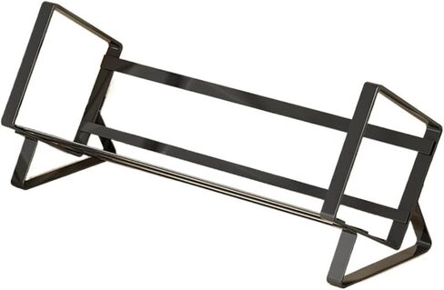 Bookshelf Open Iron Metal Desk Bookshelf Simple Industrial Style Home Record Rack for Living Room Home Office in Kuwait