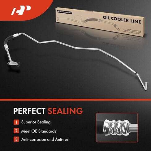 A-Premium Engine Oil Cooler Line Hose Assembly Compatible with Chevrolet Silverado 2500 Avalanche Suburban GMC Sierra 2500 HD Yukon XL 2500 V8 8.1L in Kuwait