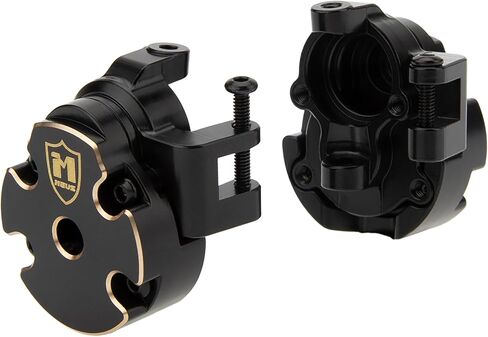 MEUS RACING 32.55g Ascent-18 Apex مفاصل التوجيه النحاسية + غطاء أوزان المحور الأمامي لـ Redcat Ascent-18 Apex 1/18 RC الزاحف ترقيات الأجزاء in Kuwait