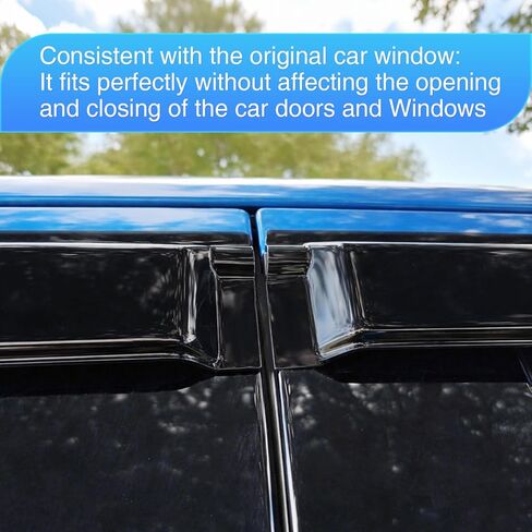 Nilight Window Visors Rain Guards for Honda Odyssey 2005 2006 2007 2008 2009 2010, Outside Mount Window Deflectors for Fresh Air Circulation, Crack Window Open in Rain, Smoke Tinted, 4PCS in Kuwait