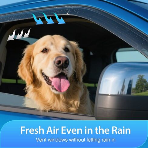 Nilight Window Visors Rain Guards for Honda Odyssey 2005 2006 2007 2008 2009 2010, Outside Mount Window Deflectors for Fresh Air Circulation, Crack Window Open in Rain, Smoke Tinted, 4PCS in Kuwait