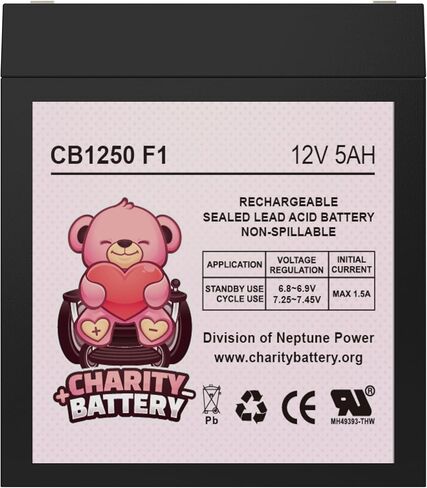 12V 5Ah CB1250 Rechargeable SLA Sealed Lead Acid Replacement Battery in Saudi Arabia