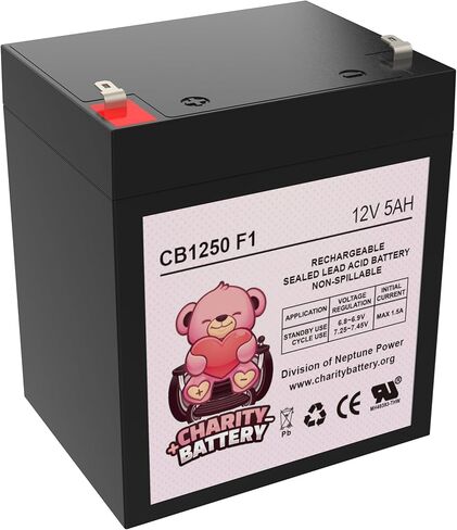 12V 5Ah CB1250 Rechargeable SLA Sealed Lead Acid Replacement Battery in Saudi Arabia