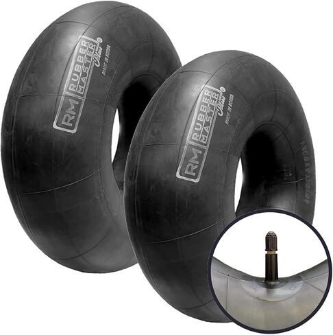 Two Rubber Master 18x7.50-8 18x8.50-8 Lawn Mower Tractor Tire Inner Tubes with TR13 Short Rubber Valve Stems in Saudi Arabia