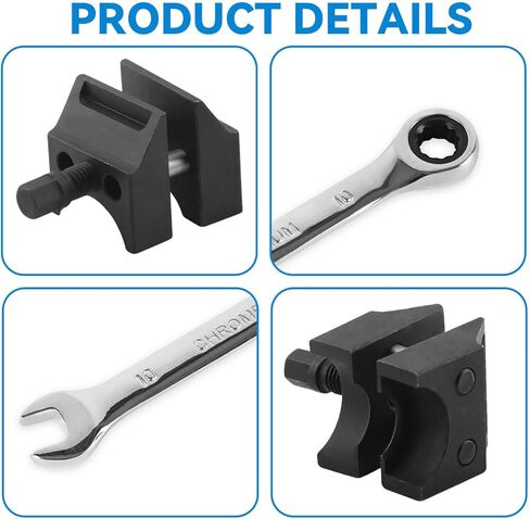 Suspension Strut Spreader Tool, Car Suspension Split Hub Steering Knuckle Spreader with Wrench Compatible with Most Vehicle Brand and Model,2 PCS in Saudi Arabia