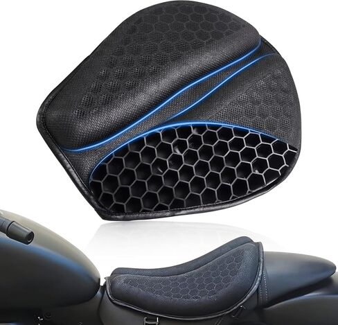 Motorcycle Seat Cover for Can-Am Ryker 900 2019-2026,Foldable Gel Cushionlycra Fabric with Air Ducts Shock Absorption Breathable and Wear-Resistant in Saudi Arabia