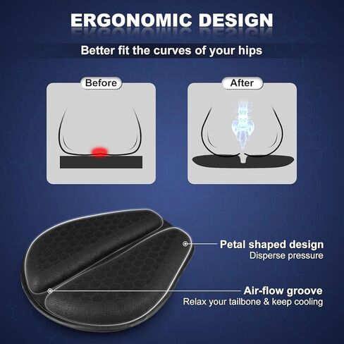 Motorcycle Seat Cover for Can-Am Ryker 900 2019-2026,Foldable Gel Cushionlycra Fabric with Air Ducts Shock Absorption Breathable and Wear-Resistant in Saudi Arabia
