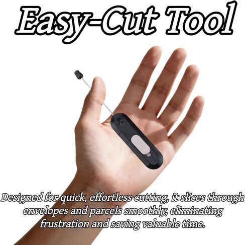 8 Pack Beadable Craft Blades and Mail Openers White and Black Letter Opener Blanks with Envelope Slitter DIY Beadable Items for Office Supplies and Art Projects in Saudi Arabia