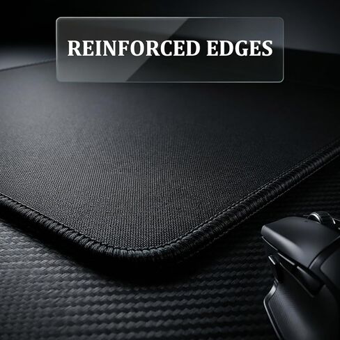 Bouclel Non-Slip Rubber Base Mouse Pads with Anti-Fray Stitched Edges,9.84x11.81 in for Computer & Office Mouse Mat for Laptop, in Saudi Arabia
