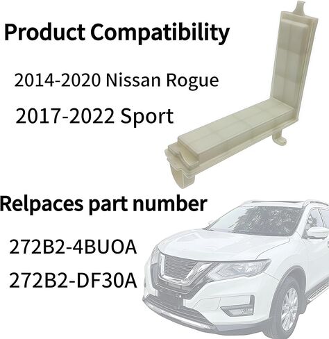 Air Filter Cover Replacement for Rogue 2014-2020 & Rogue Sport 2017-2022, OE 272B2-4BU0A 272B2-DF30A ABS Engine Air Filter Housing Cover in Saudi Arabia
