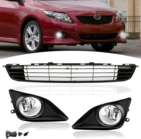 Front Bumper for 2009-2010 Toyota Corolla Base CE LE XLE Sedan 4-door, TO1000343 in Saudi Arabia