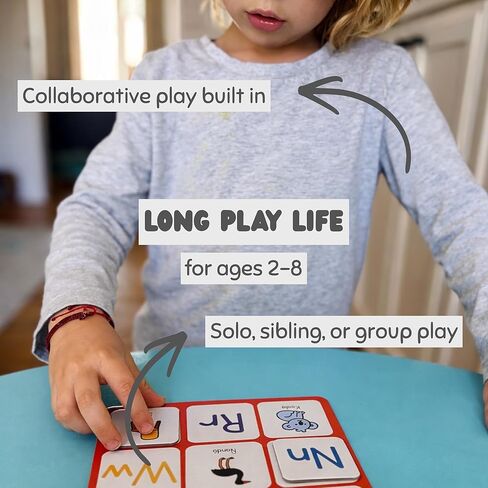 Pato Pato Letteria & Memoria Spanish Phonics Learning Game for Kids – Early Reading & Letter Sound Recognition, Educational Bilingual Board Game for Preschool, Kindergarten & Homeschool in Kuwait