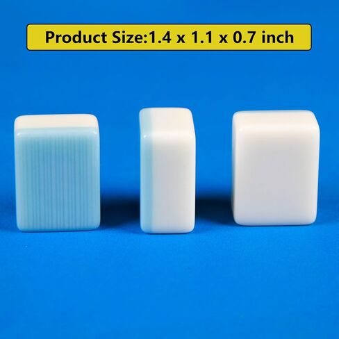 1.4-inch Blank Mahjong Tile Blue 166 Blank Mahjong Tile Set in Saudi Arabia