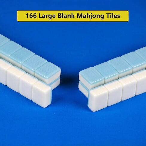 1.4-inch Blank Mahjong Tile Blue 166 Blank Mahjong Tile Set in Saudi Arabia
