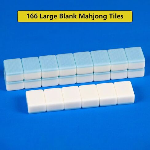 1.4-inch Blank Mahjong Tile Blue 166 Blank Mahjong Tile Set in Saudi Arabia