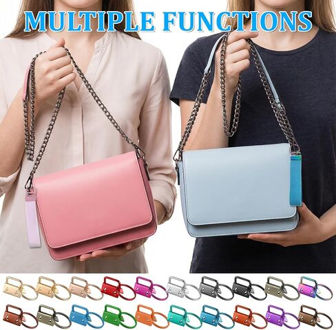 50 Pcs Key Fob Hardware Set, 1 Inch 25 Colors Key Chain Fob Wristlet Hardware with Keys Rings Bulk for Wristlet Lanyard and Keys Chain Making Supplies in Kuwait