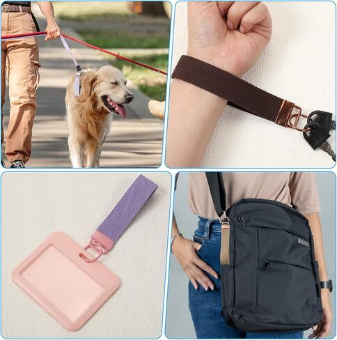 50 Pcs Key Fob Hardware Set, 1 Inch 25 Colors Key Chain Fob Wristlet Hardware with Keys Rings Bulk for Wristlet Lanyard and Keys Chain Making Supplies in Kuwait
