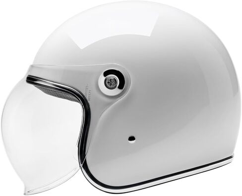 Biltwell Tahoe Gloss White Motorcycle Helmet DOT ECE R22.06 in Saudi Arabia