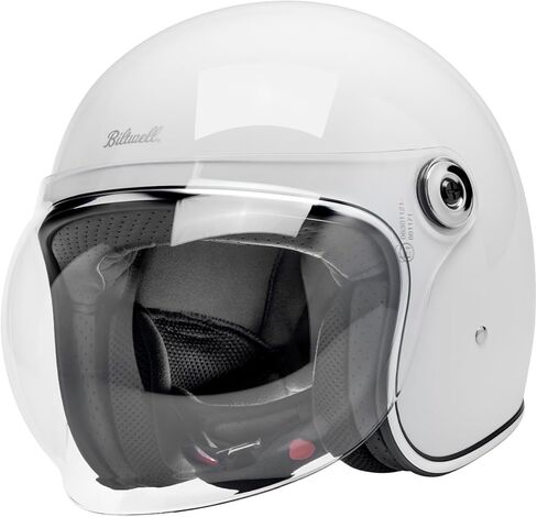 Biltwell Tahoe Gloss White Motorcycle Helmet DOT ECE R22.06 in Saudi Arabia