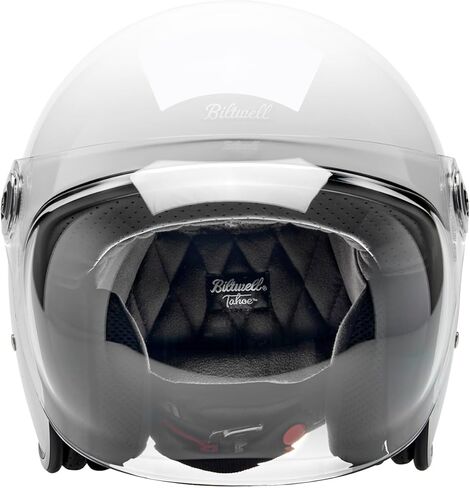 Biltwell Tahoe Gloss White Motorcycle Helmet DOT ECE R22.06 in Saudi Arabia