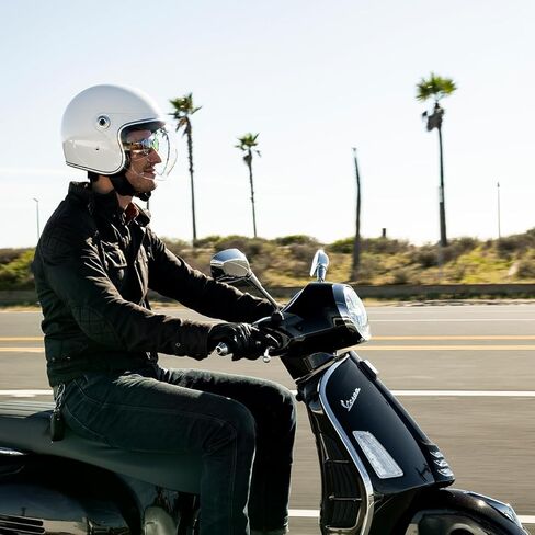 Biltwell Tahoe Gloss White Motorcycle Helmet DOT ECE R22.06 in Saudi Arabia